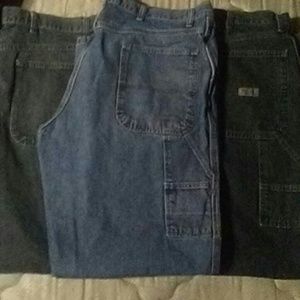 Size 36 /32 means wranglers jeans.